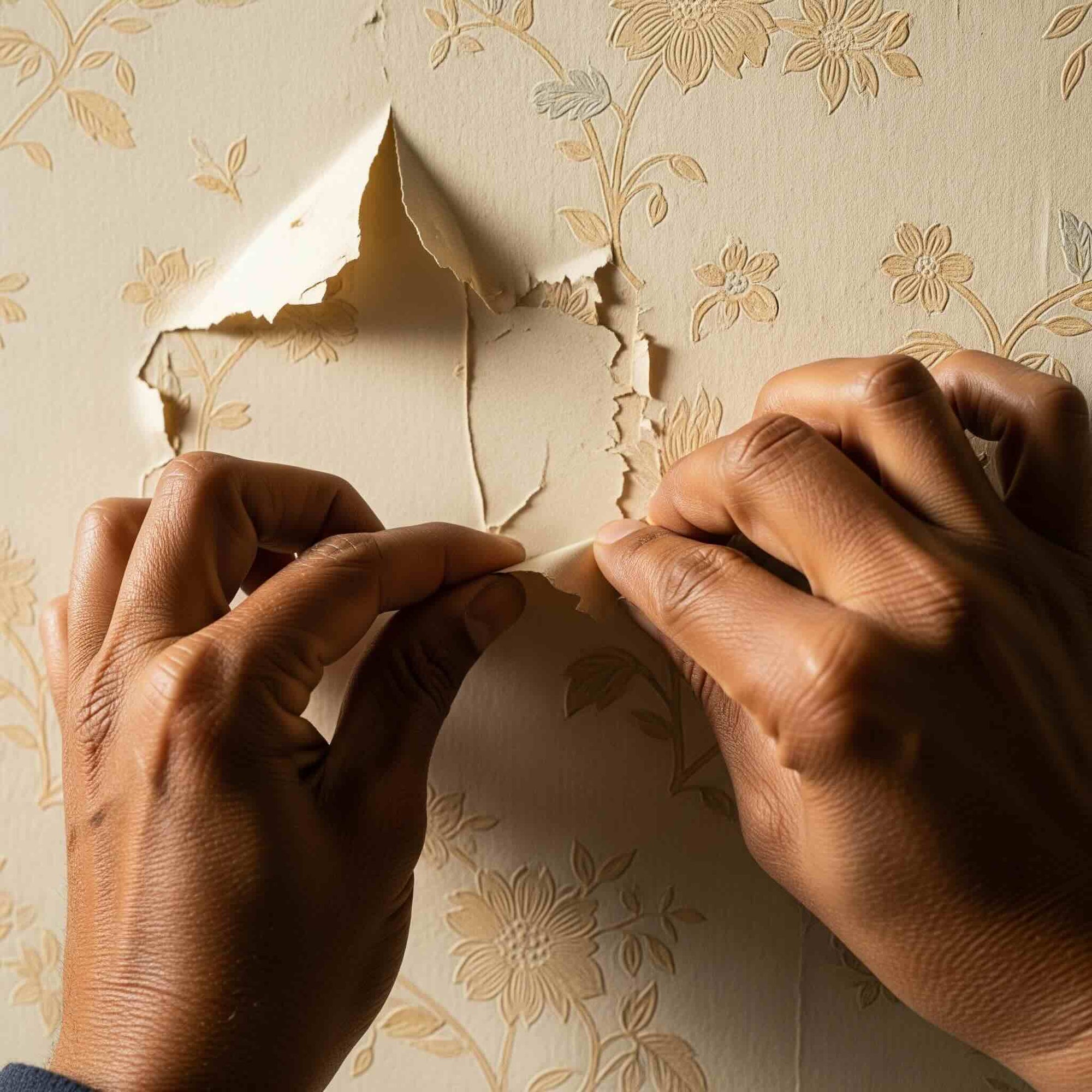 peeling wallpaper