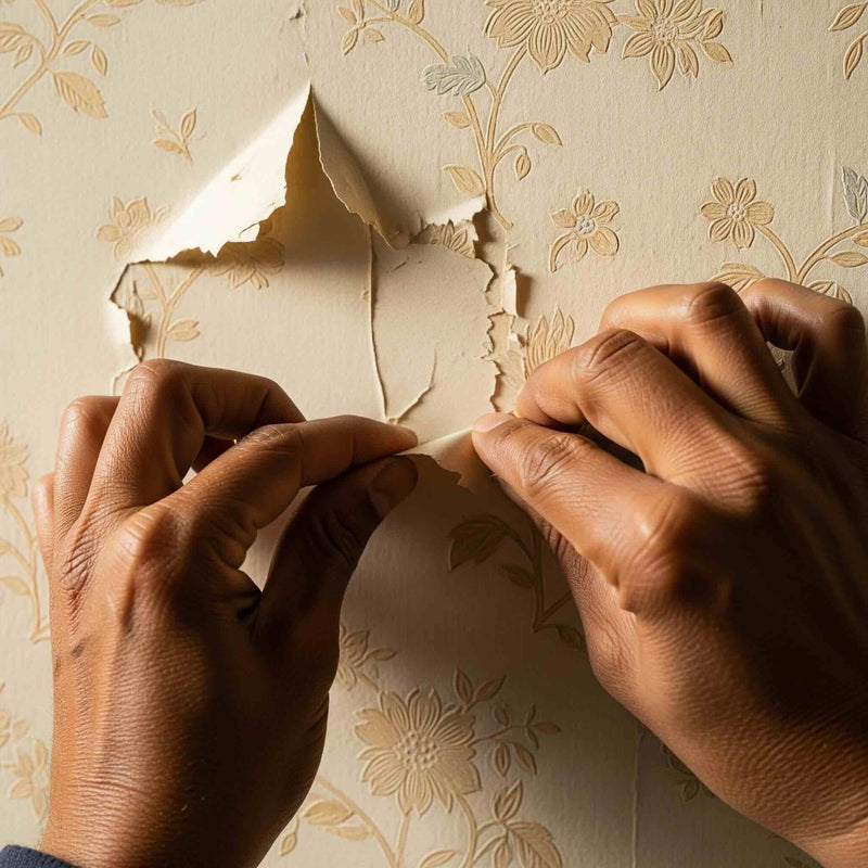 peeling wallpaper