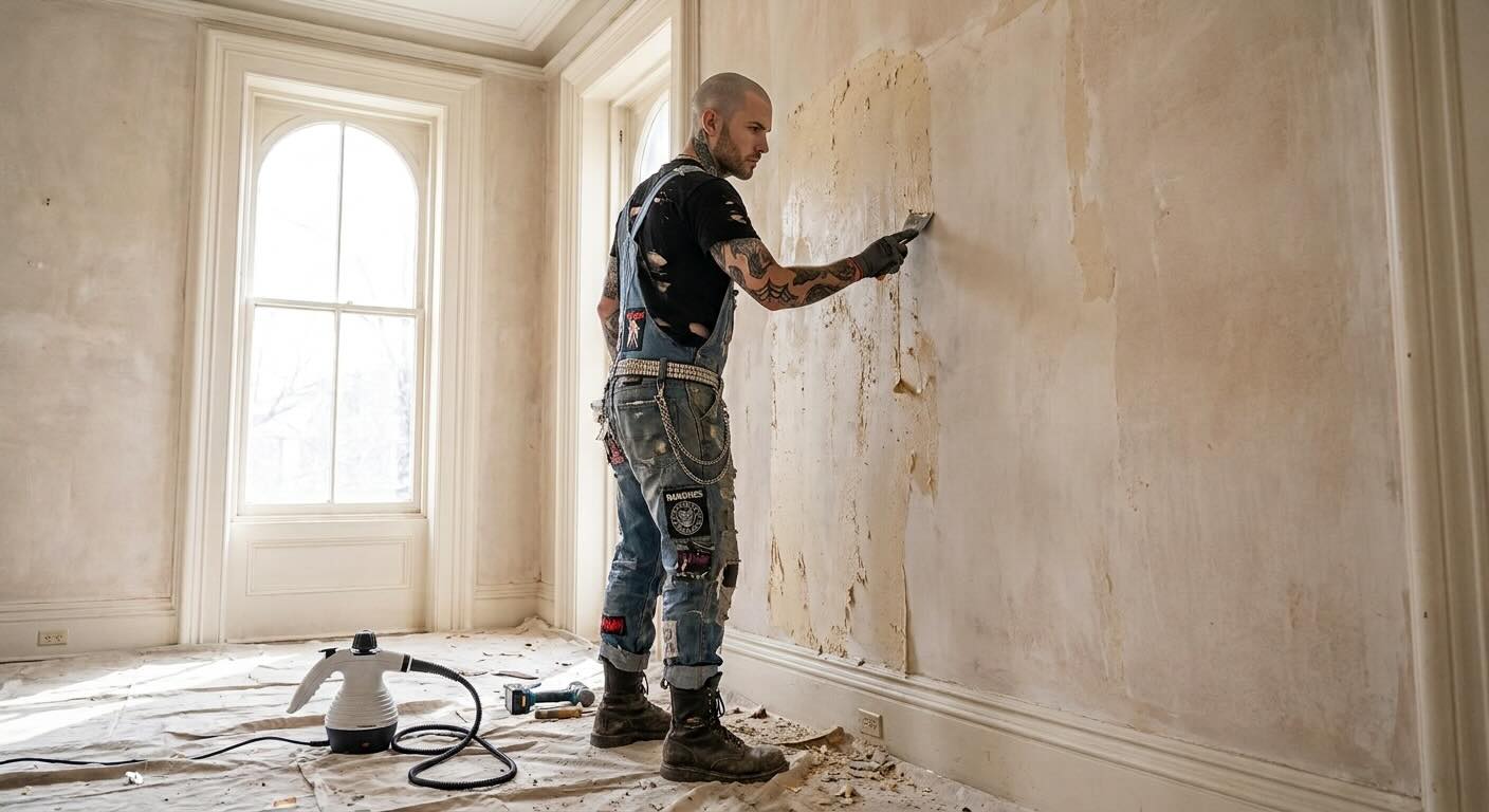 How to Remove Wallpaper Glue | The House of Londinium