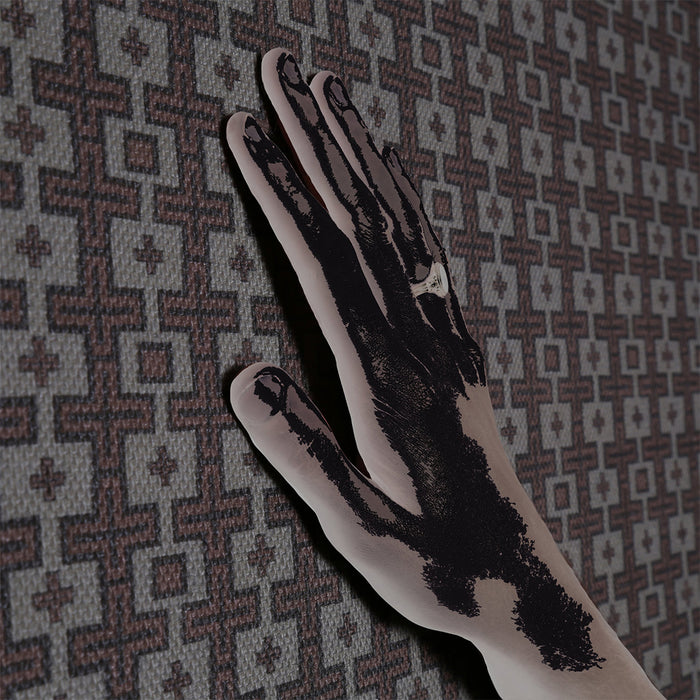 La Croix jute grass cloth wallpaper