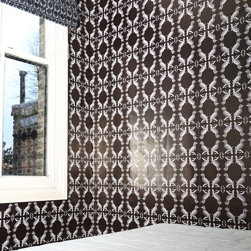 Alec navy luxury wallpaper