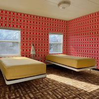 Bas surreal red luxury wallpaper