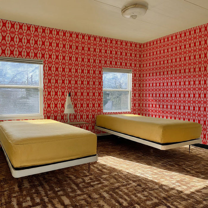 Bas surreal red luxury wallpaper