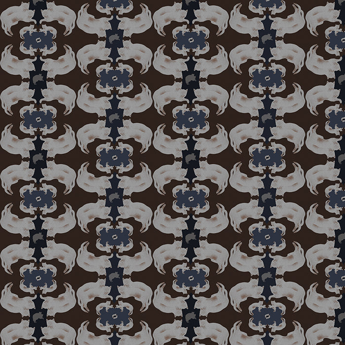 Cat brown textured luxury wallpaper