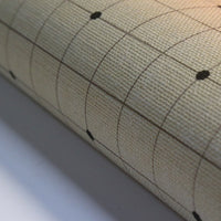 Dotsqu jute grass cloth wallpaper