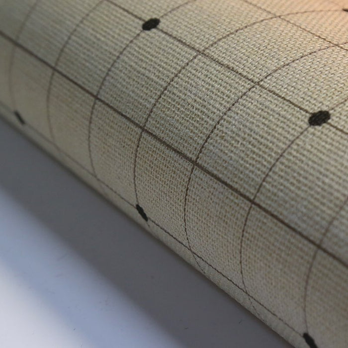 Dotsqu jute grass cloth wallpaper