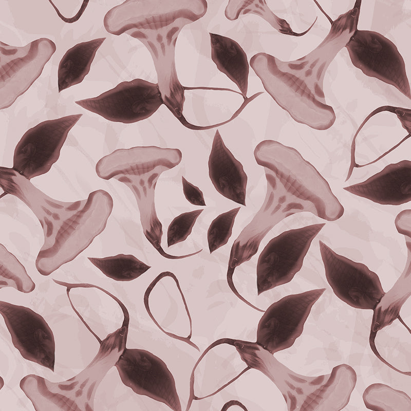 Glass flower brown up close textured luxury wallpaper