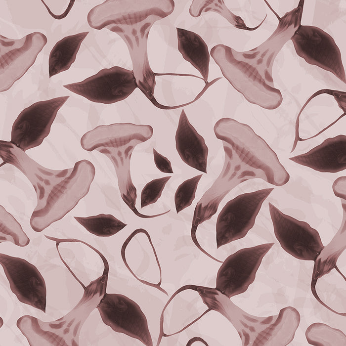 Glass flower brown up close textured luxury wallpaper