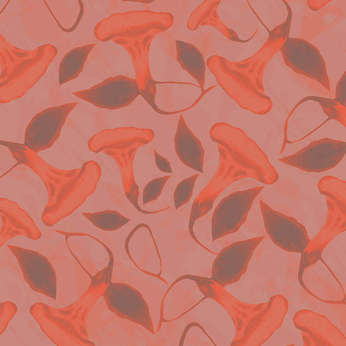 Glass flower orange close up textured luxury wallpaper