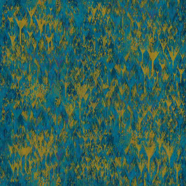 Into the forest gold far luxury wallpaper 