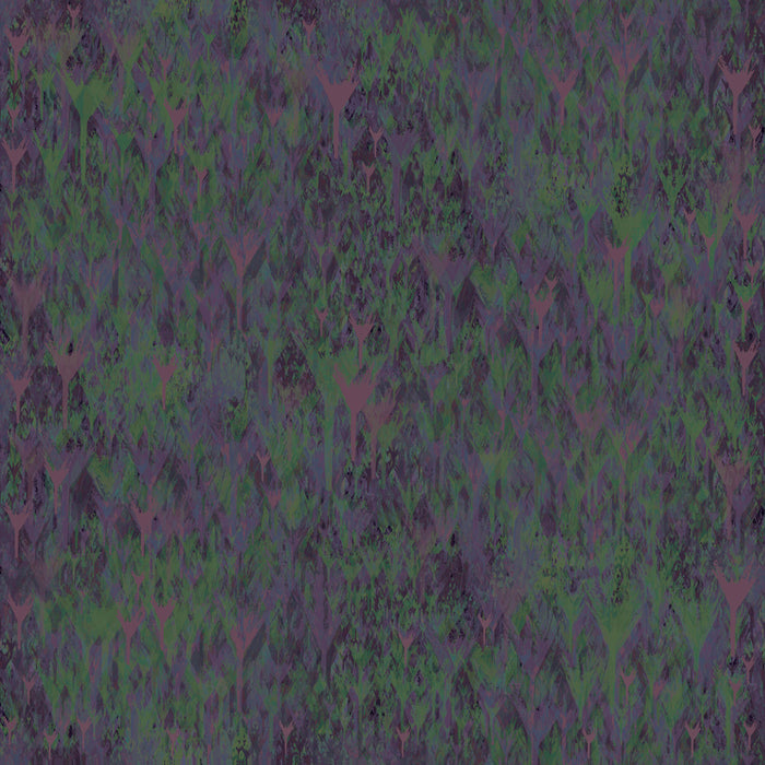 Into the forest green far luxury wallpaper