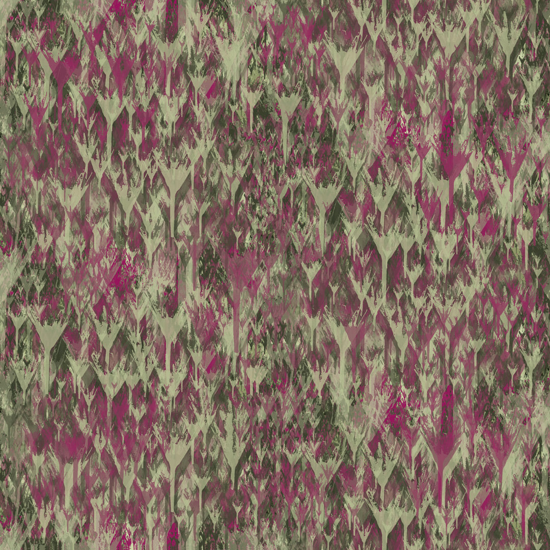 Into the forest red luxury wallpaper 