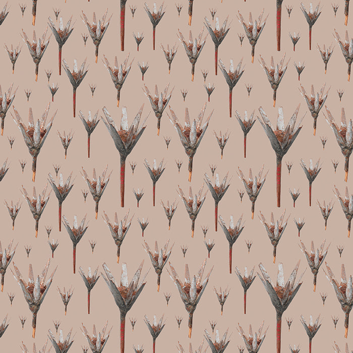 Lotus beige luxury wallpaper