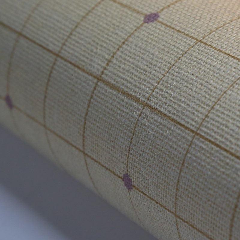 Dotsqu jute grass cloth wallpaper