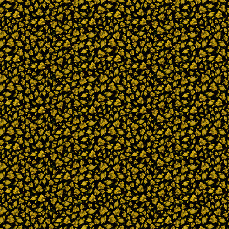 Magnolia gold luxury wallpaper