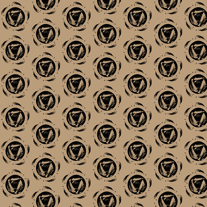 Poisson petale brown luxury wallpaper