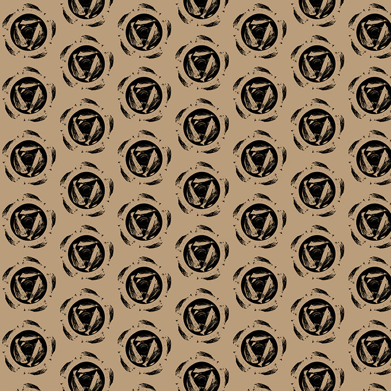 Poisson petale brown luxury wallpaper