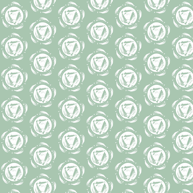 Poisson petale white luxury wallpaper