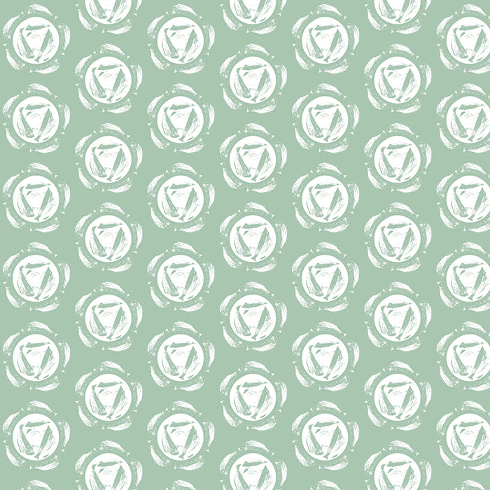 Poisson petale white luxury wallpaper