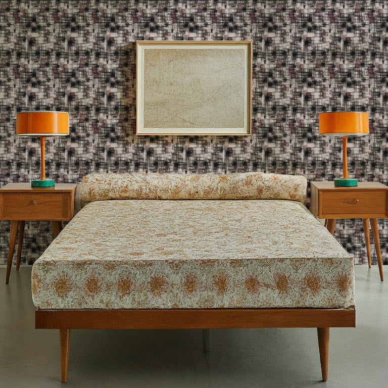 Sagan pink textured luxury wallpaper