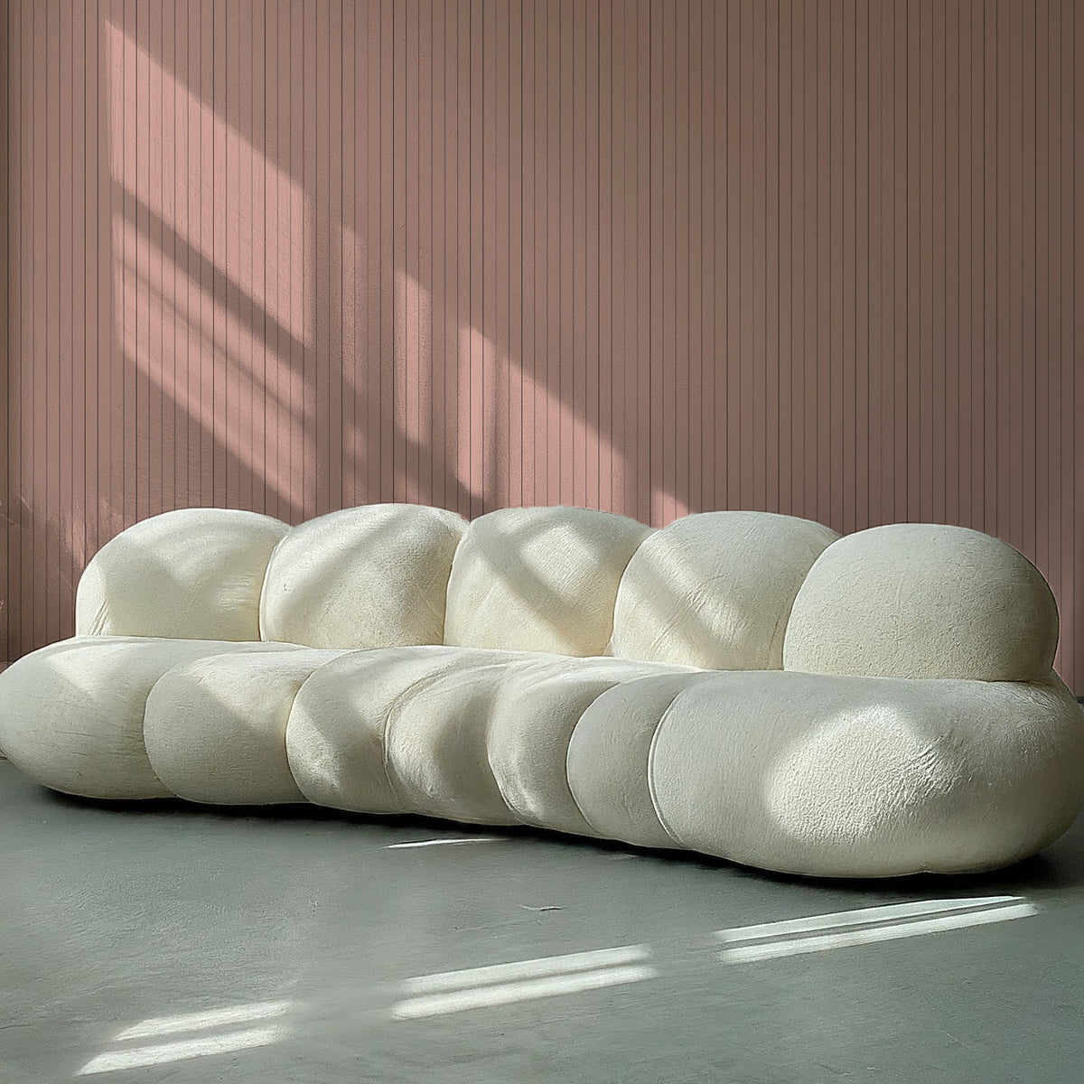 Tezza satin silk pink luxury wallpaper