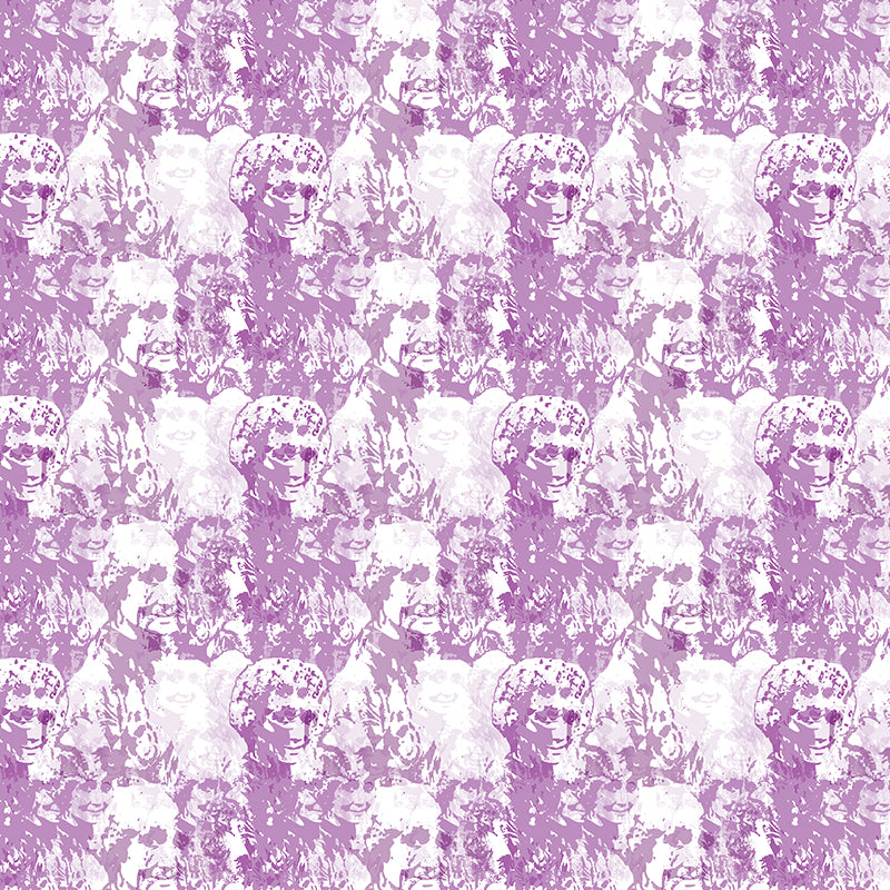 Vera purple metallic luxury wallpaper
