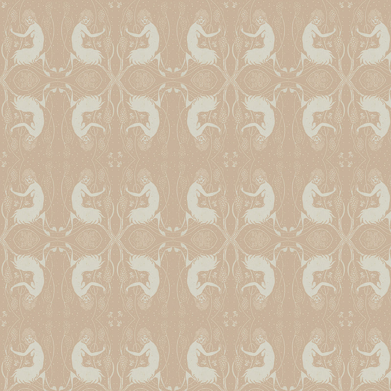 Vincent beige close up luxury wallpaper