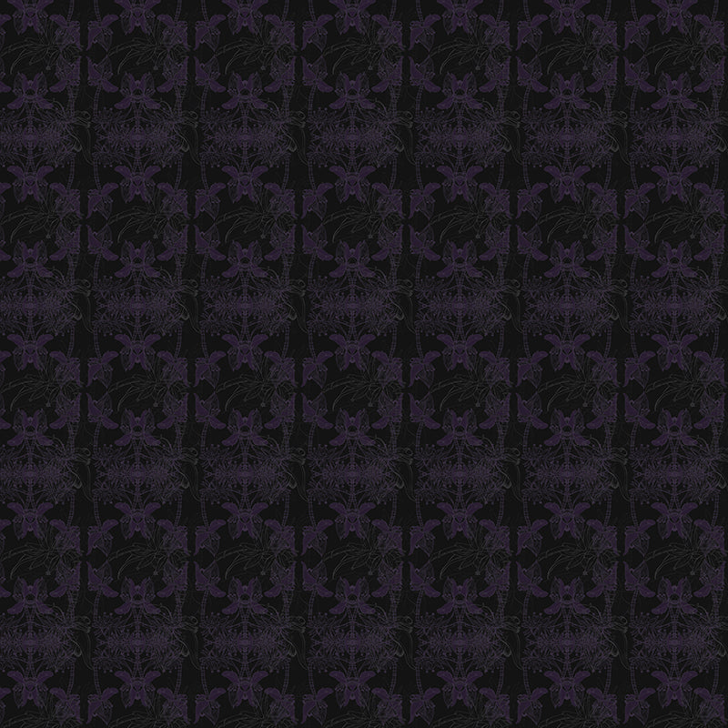 anana purple botanical luxury wallpaper