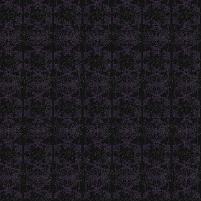 anana purple botanical luxury wallpaper