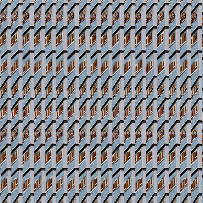 block blue brutalist luxury wallpaper