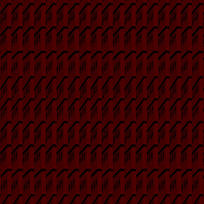 block red brutalist luxury wallpaper pattern