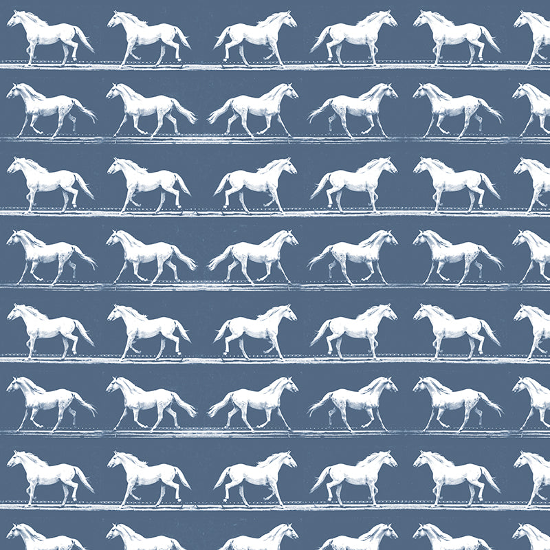 camargue blue luxury wallpaper pattern