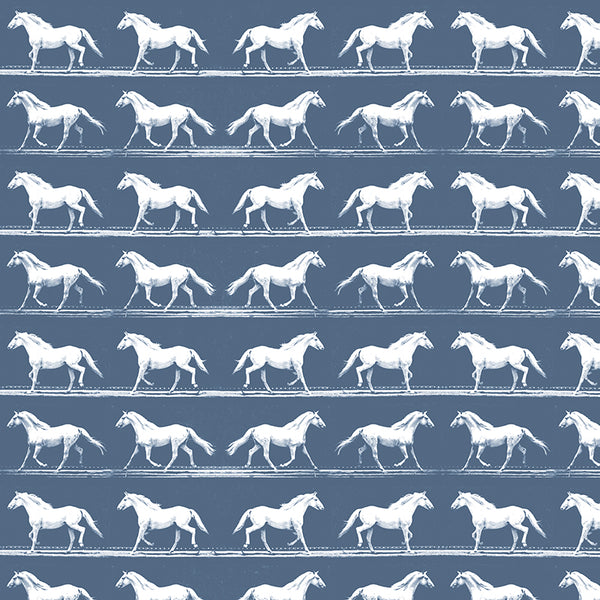 camargue blue luxury wallpaper pattern