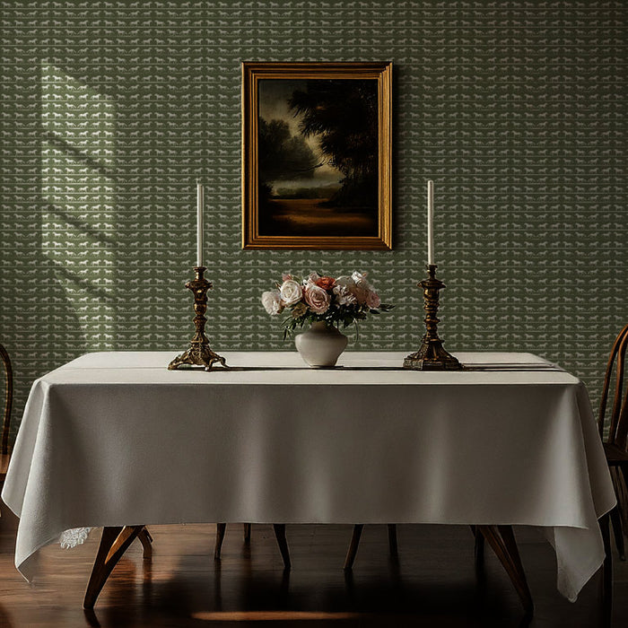 camargue green luxury wallpaper