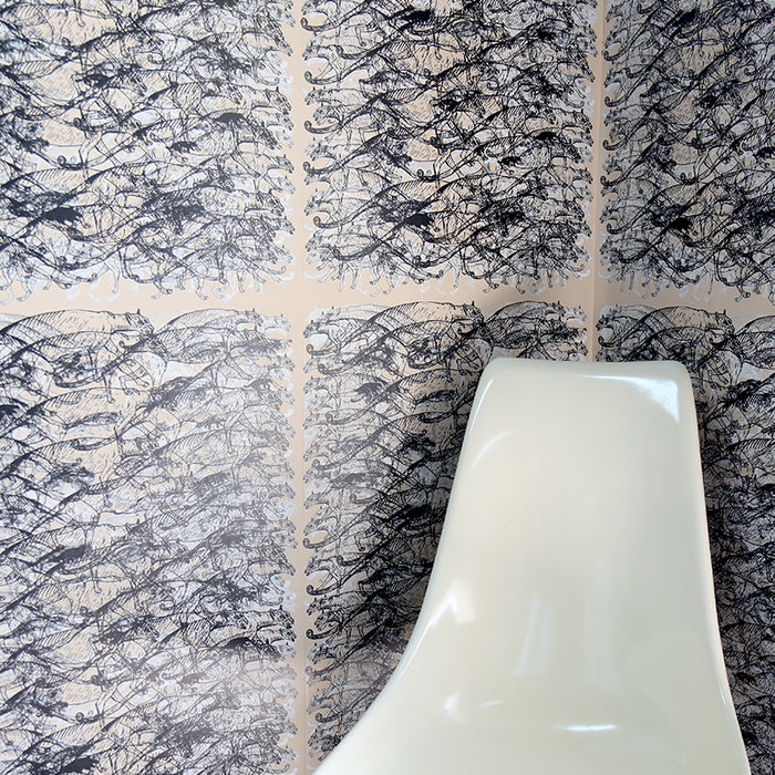 copious taz beige luxury wallpaper