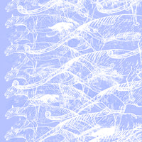 copious taz silver foil blue close up luxury wallpaper