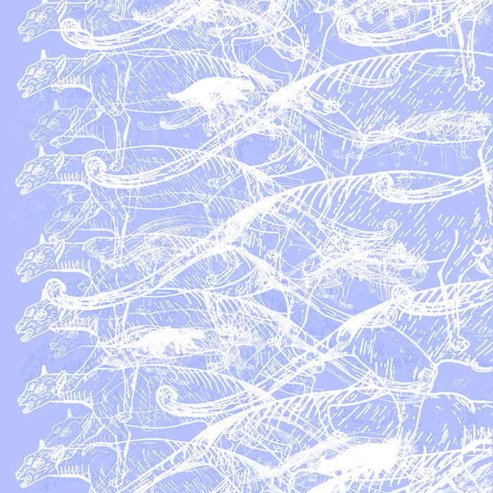 copious taz silver foil blue close up luxury wallpaper