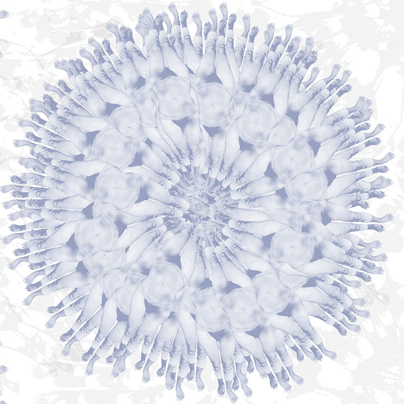 femme blue close up luxury wallpaper