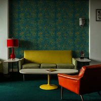 into the forest gold luxury wallpaper