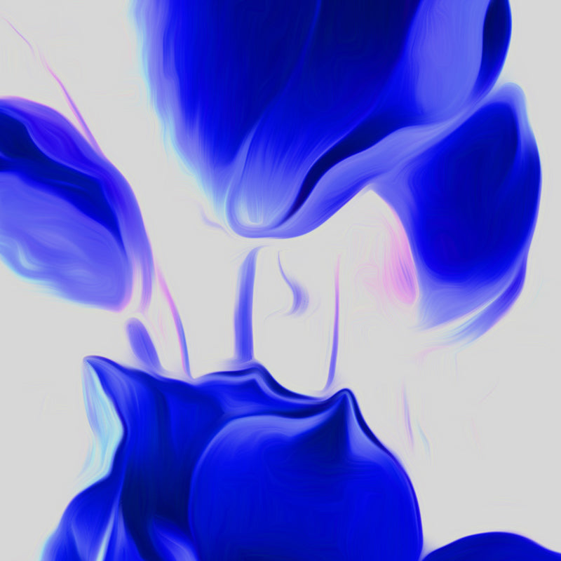 my magnolia navy close up silver foil luxury wallpaper