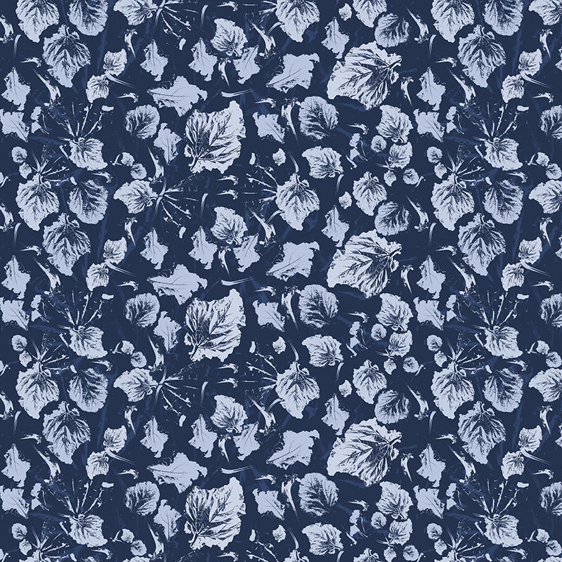 rhubarb robber blue luxury wallpaper   