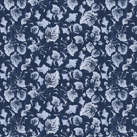 rhubarb robber blue luxury wallpaper   