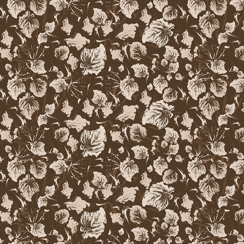 rhubarb robber brown far luxury wallpaper 